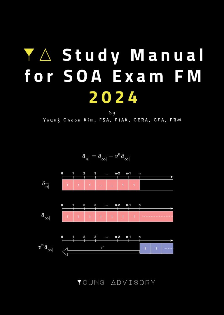 YA Study Manual for SOA Exam FM 2024: Financial Mathematics — book cover.