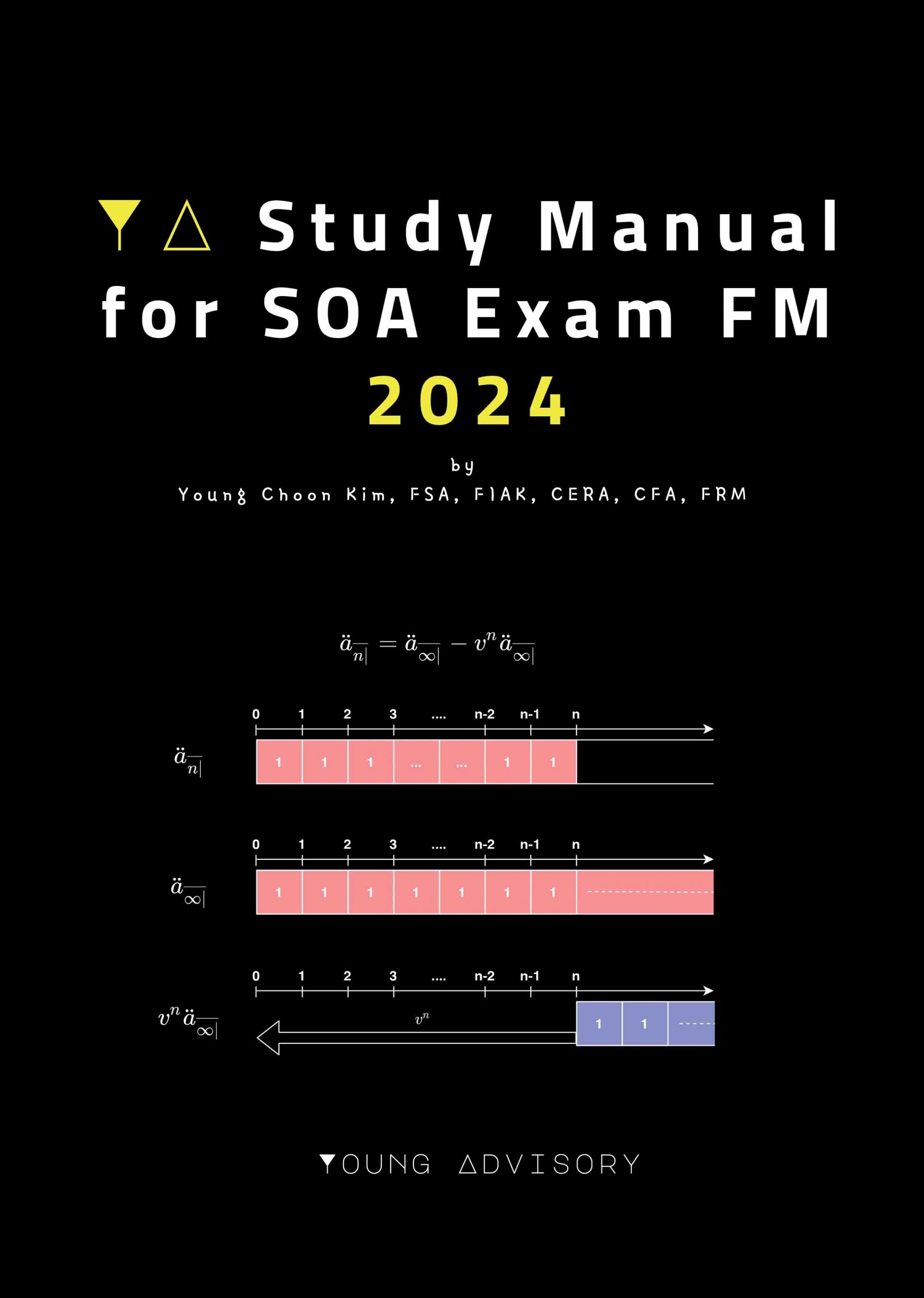 YA Study Manual for SOA Exam FM 2024: Financial Mathematics — book cover.